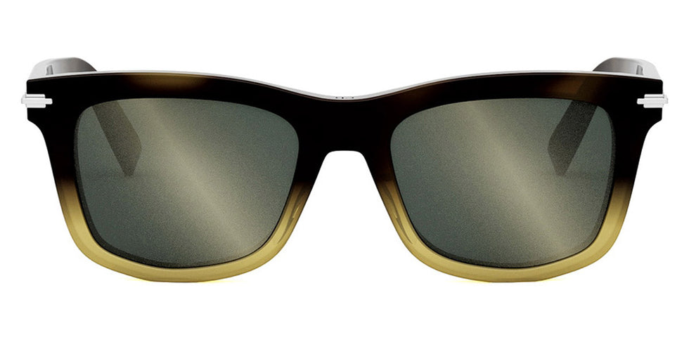 Dior® DIORBLACKSUIT S11I - Shiny Havana/Lenses Smoke Mirror Organic 27A7 Sunglasses