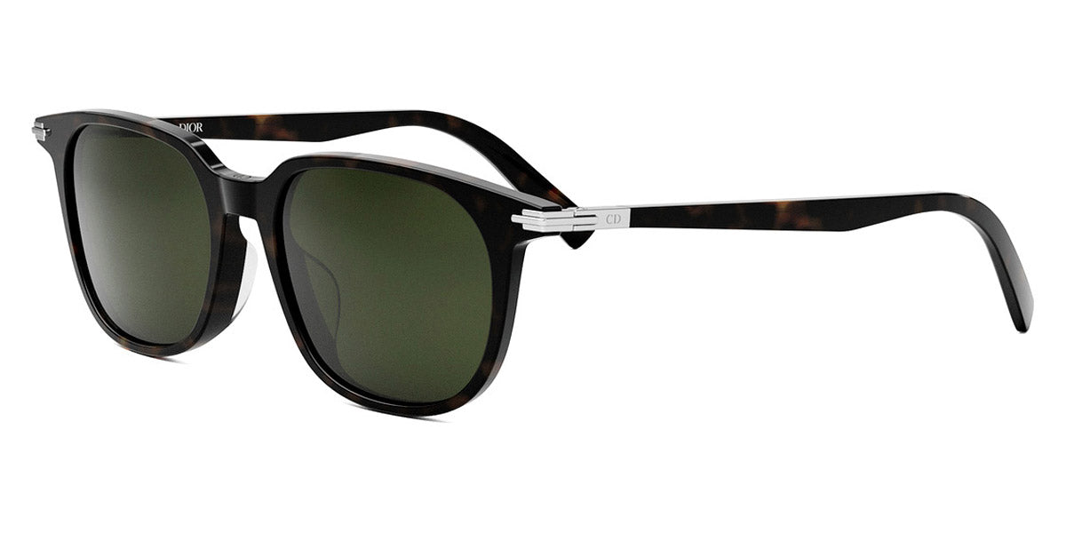 Dior® DIORBLACKSUIT S12F - Shiny Dark Havana/Lenses Green Mineral 20C0 Sunglasses