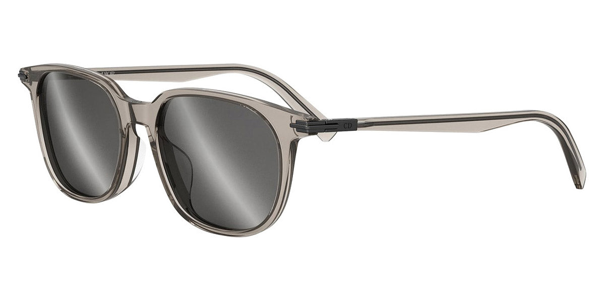 Dior® DIORBLACKSUIT S12F - Shiny Light Pink/Lenses Smoke Mirror Organic 77A4 Sunglasses