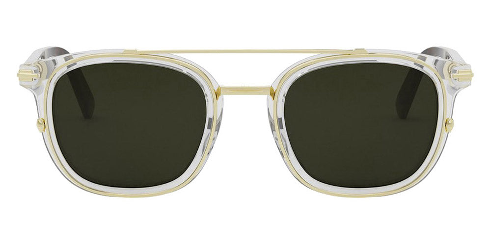 Dior® DIORBLACKSUIT S14I CD DIORBLACKSUIT S14I 87C0 49 - 87C0 Crystal/ Green Sunglasses