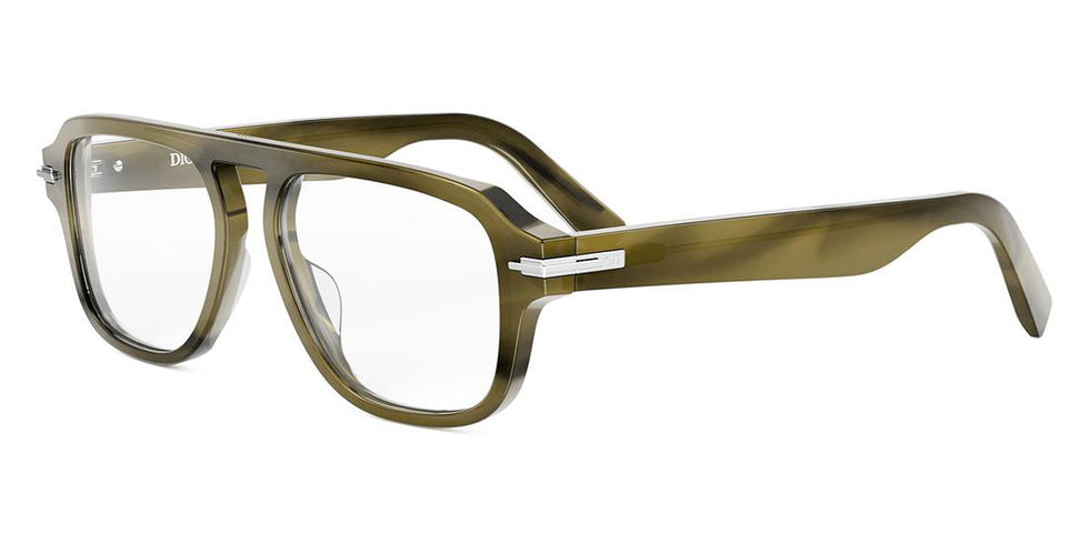Dior® DIORBLACKSUITO A3I CD DIORBLACKSUITO A3I 2700 53 - 2700 Shiny Green Eyeglasses