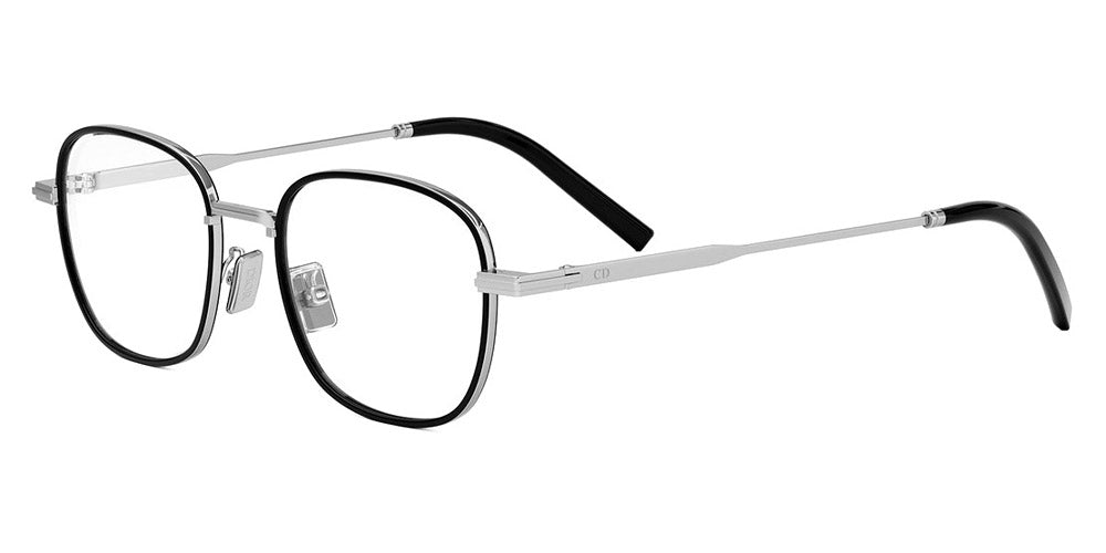 Dior® DIORBLACKSUITO S22F CD DIORBLACKSUITO S22F F400 50 - F400 Shiny Palladium Eyeglasses