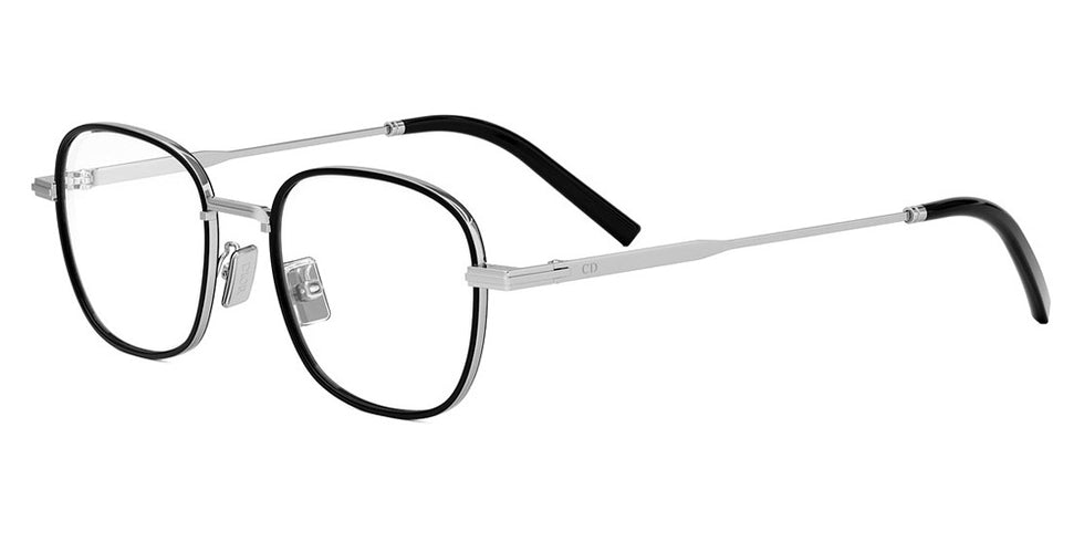 Dior® DIORBLACKSUITO S22F CD DIORBLACKSUITO S22F F400 50 - F400 Shiny Palladium Eyeglasses