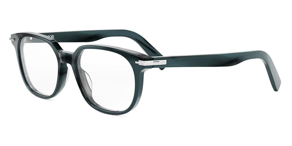 Dior® DIORBLACKSUITO S25I CD DIORBLACKSUITO S25I 2800 53 - 2800 Shiny Blue Eyeglasses