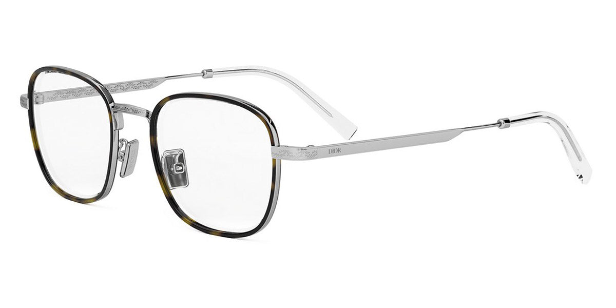 Dior® DIORBOTANICAO S3U CD DIORBOTANICAO S3U F500 49 - F500 Shiny Silver Eyeglasses