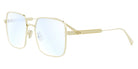 Dior® DIORCANNAGEO S1F CD DIORCANNAGEO S1F B0BB 55 - B0BB Shiny Light Nickeltin / Gradient Smoke Eyeglasses
