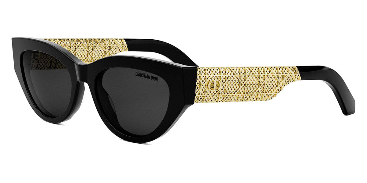 Dior® DIORÉSILLE B1I - 10A0 Shiny Black / Smoke Sunglasses