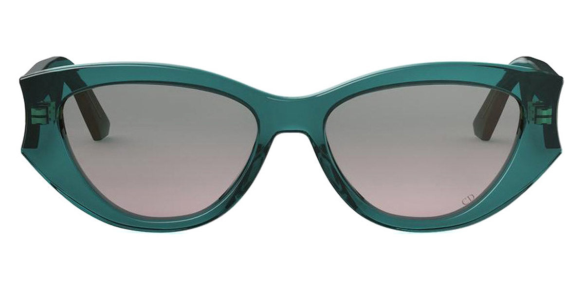 Dior® DIORGLOW B1I CD DIORGLOW B1I 71AL 53 - 71AL Shiny Green / Grey Gradient Sunglasses