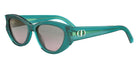 Dior® DIORGLOW B1I CD DIORGLOW B1I 71AL 53 - 71AL Shiny Green / Grey Gradient Sunglasses