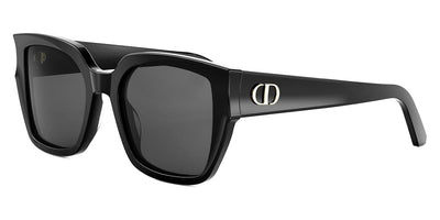 Dior® DIORGLOW S1I CD DIORGLOW S1I 10A0 53 - 10A0 Shiny Black / Grey Sunglasses