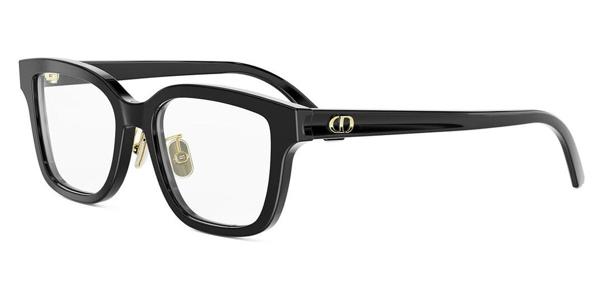 Dior® DIORGLOWO S1F CD DIORGLOWO S1F 1000 51 - 1000 Shiny Black Eyeglasses