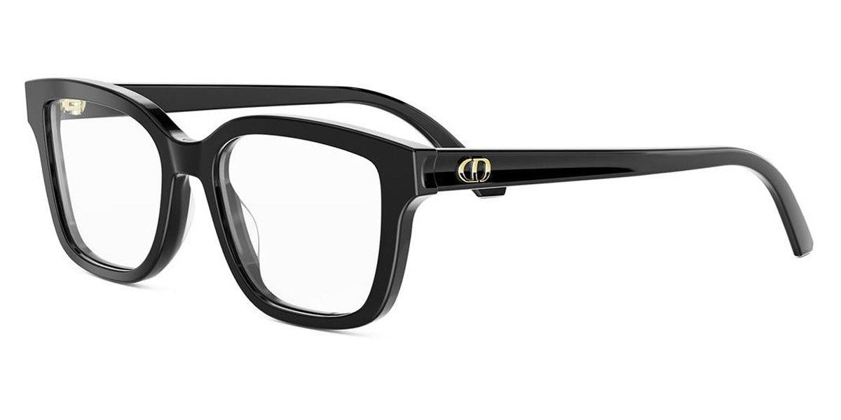 Dior® DIORGLOWO S1I CD DIORGLOWO S1I 1000 51 - 1000 Shiny Black Eyeglasses