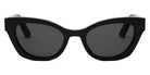 Dior® DIORMIDNIGHT B2I - Shiny Black/Lenses Smoke Organic 10A0 Sunglasses