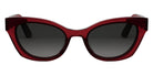 Dior® DIORMIDNIGHT B2I - Shiny Red/Lenses Gradient Smoke Organic 35A1 Sunglasses