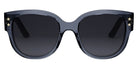 Dior® Diorpacific B2I CD DIORPCFC B2I 74P3 54 - Shiny Blue Lenses  Smoke  Polarized 74P3 Sunglasses