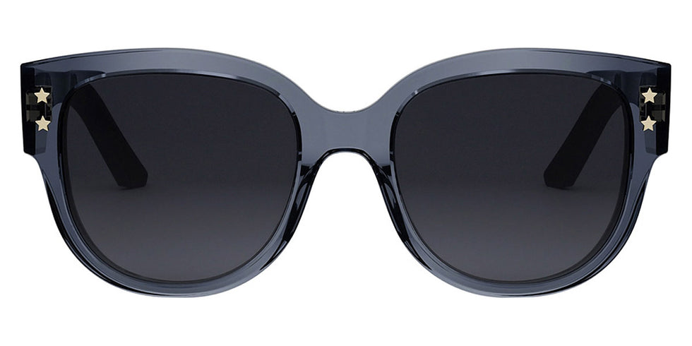 Dior® Diorpacific B2I CD DIORPCFC B2I 74P3 54 - Shiny Blue Lenses  Smoke  Polarized 74P3 Sunglasses