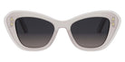 Dior® DIORPACIFIC B3U - Shiny Light Pink/Lenses Gradient or Mirror Violet Organic 40GL Sunglasses