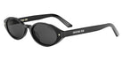 Dior® DIORPACIFIC R1I CD DIORPACIFIC R1I 10A0 52 - 10A0 Shiny Black / Grey Sunglasses