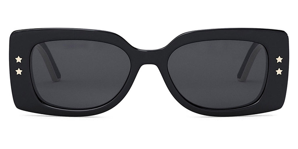Dior DIORPACIFIC V1U 11A0 Sunglasses Shiny Black Geometric Frame, Grey Lenses Dior DIORPACIFIC V1U 11A0 Sunglasses Shiny Black Geometric main image 3
