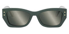 Diorpacific S2U - 55A7 Shiny Green / Brown Mirror Sunglasses