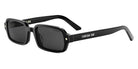 Dior® DIORPACIFIC S3I CD DIORPACIFIC S3I 10A0 58 - 10A0 Shiny Black / Grey Sunglasses