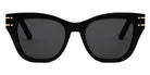 Dior® DIORSIGNATURE B4I CD DIORSIGNATURE B4I 10A0 52 - 10A0 Shiny Black / Smoke Sunglasses