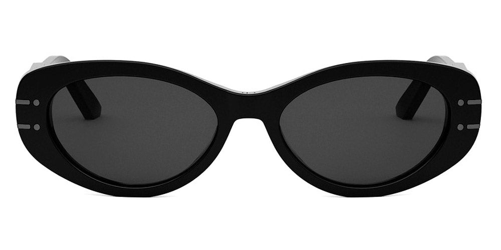 Dior® DIORSIGNATURE B8U CD DIORSIGNATURE B8U 14A0 53 - 14A0 Shiny Black / Smoke Sunglasses