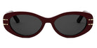 Dior® DIORSIGNATURE B8U CD DIORSIGNATURE B8U 35A0 53 - 35A0 Bordeaux/ Smoke Sunglasses