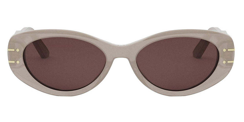Dior® DIORSIGNATURE B8U CD DIORSIGNATURE B8U 78F0 53 - 78F0 Shiny Transparent Khaki / Brown Sunglasses