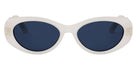 Dior® DIORSIGNATURE B8U CD DIORSIGNATURE B8U 95B0 53 - 95B0 Shiny Ivory / Blue Sunglasses