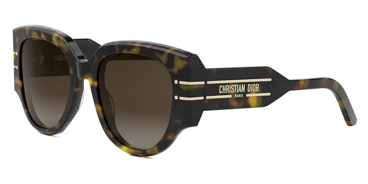Dior® DIORSIGNATURE R2I - 20F1 Shiny Havana with Brown Gradient Sunglasses