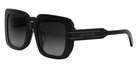 Dior® DIORSIGNATURE S11F - 14A1 Shiny Black / Gradient Smoke Sunglasses