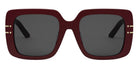 Dior® DIORSIGNATURE S11F - 35A0 Bordeaux / Smoke Sunglasses