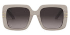 Dior® DIORSIGNATURE S11F - 78A1 Shiny Transparent Khaki / Gradient Smoke Sunglasses