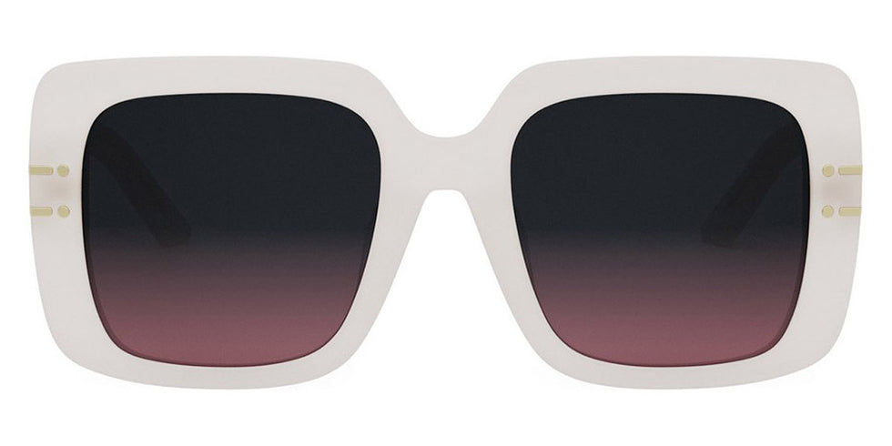 Dior® DIORSIGNATURE S11F - 95AD Shiny Ivory / Gradient Brown Sunglasses
