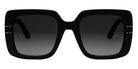 Dior® DIORSIGNATURE S11I CD DIORSIGNATURE S11I 14A1 54 - 14A1 Shiny Black / Gradient Smoke Sunglasses