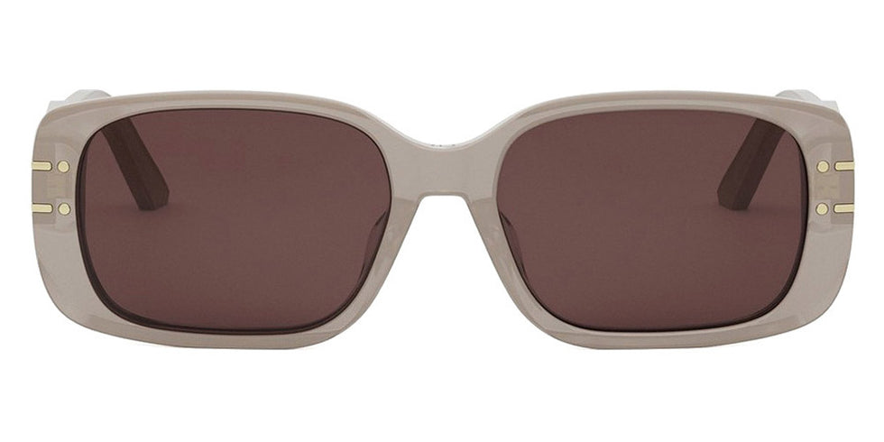 Dior® DIORSIGNATURE S12F CD DIORSIGNATURE S12F 78F0 56 - 78F0 Shiny Transparent Khaki / Brown Sunglasses