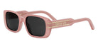 Dior® DIORSIGNATURE S12I CD DIORSIGNATURE S12I 40A0 53 - 40A0 Shiny Light Pink / Smoke Sunglasses