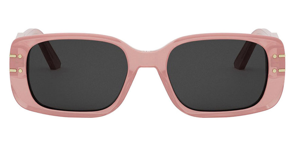 Dior® DIORSIGNATURE S12I CD DIORSIGNATURE S12I 40A0 53 - 40A0 Shiny Light Pink / Smoke Sunglasses