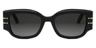 Dior® DIORSIGNATURE S13I CD DIORSIGNATURE S13I 10A0 52 - 10A0 Shiny Black / Grey Sunglasses