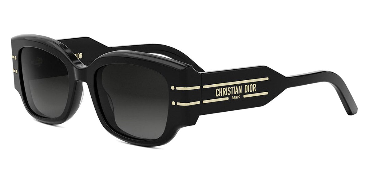 Dior® DIORSIGNATURE S13I CD DIORSIGNATURE S13I 10A0 52 - 10A0 Shiny Black / Grey Sunglasses