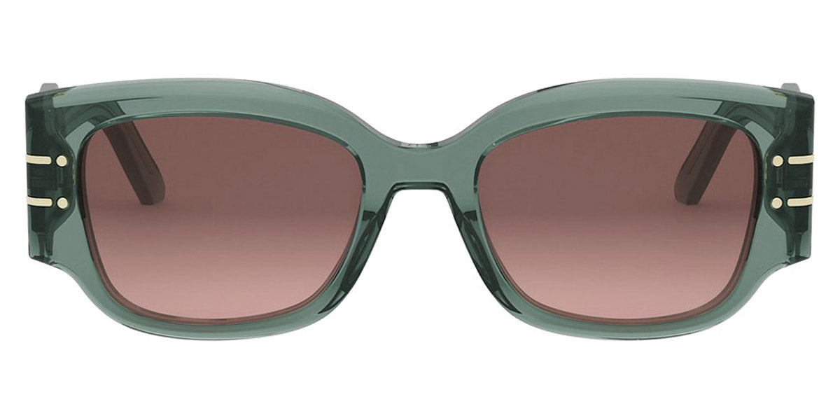 Dior® DIORSIGNATURE S13I CD DIORSIGNATURE S13I 55F2 52 - 55F2 Shiny Green / Grey Gradient Sunglasses