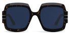Dior® DiorSignature S1U D DIORSIGNATURE S1U 20B0 - Shiny Dark Havana Sunglasses