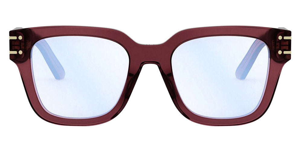 Dior® DIORSIGNATUREO S5I CD DIORSIGNATUREO S5I 35BB 52 - 35BB Shiny Bordeaux / Gradient Smoke Eyeglasses