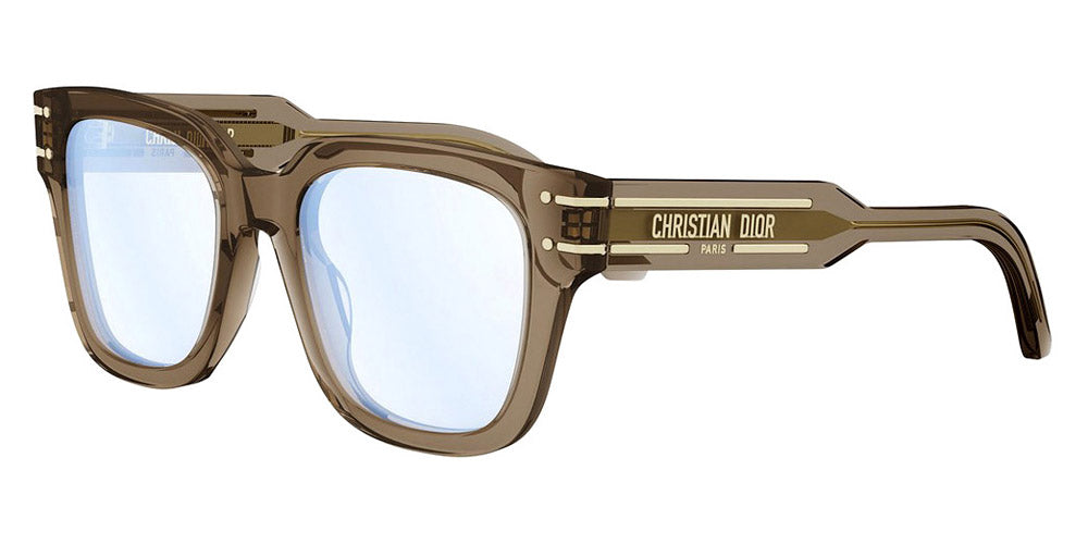 Dior® DIORSIGNATUREO S5I CD DIORSIGNATUREO S5I 55BB 52 - 55BB Shiny Lime Transparent / Gradient Smoke Eyeglasses