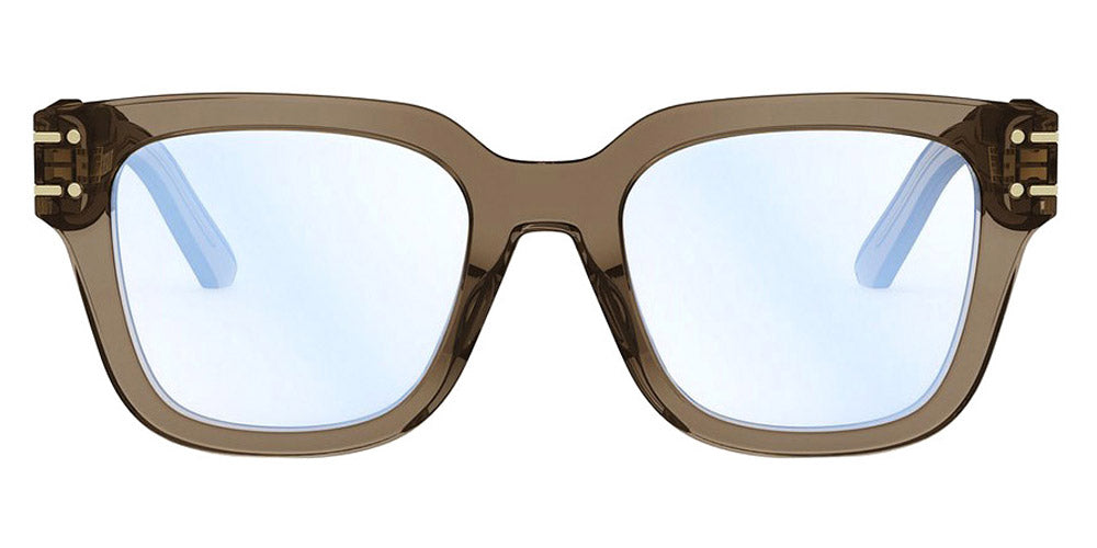 Dior® DIORSIGNATUREO S5I CD DIORSIGNATUREO S5I 55BB 52 - 55BB Shiny Lime Transparent / Gradient Smoke Eyeglasses