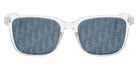 Dior® DiorTag SU - 85B8 Crystal/other / Blue Mirror Sunglasses
