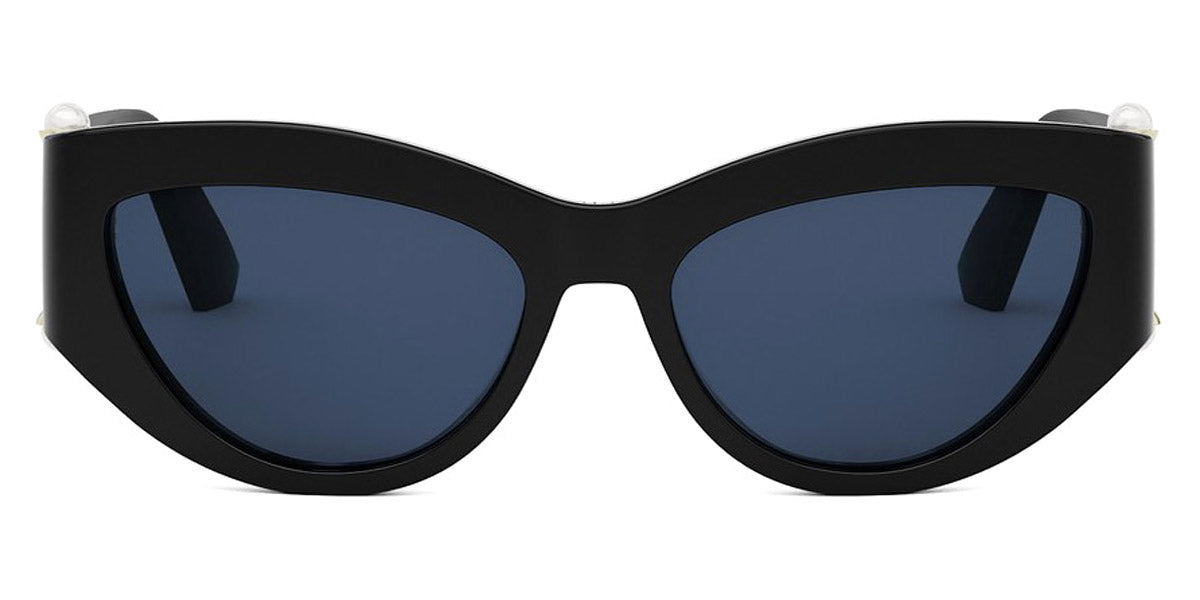 Dior® DIORTRIBALES B1I CD DIORTRIBALES B1I 10B0 55 - 10B0 Shiny Black / Blue Sunglasses
