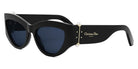 Dior® DIORTRIBALES B1I CD DIORTRIBALES B1I 10B0 55 - 10B0 Shiny Black / Blue Sunglasses