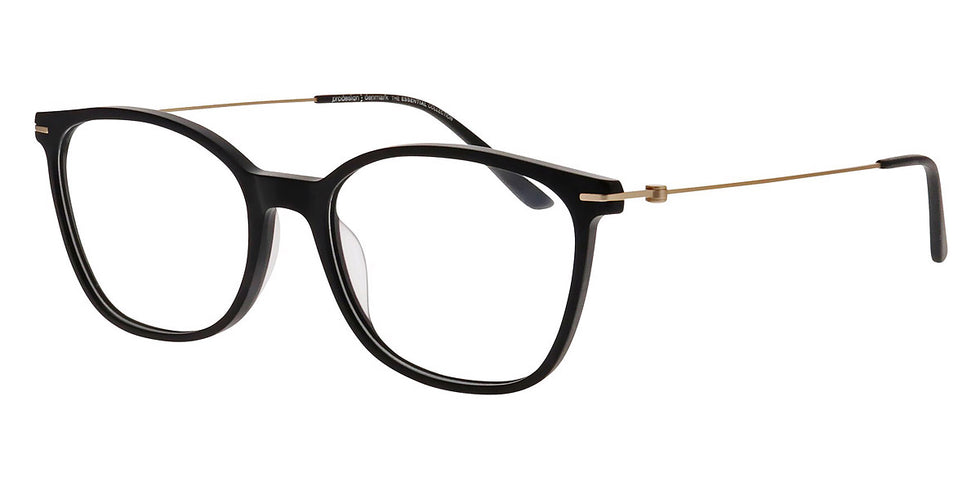 ProDesign Denmark® DISC 2 PDD DISC 2 6031 50 - Black Dark Matt Eyeglasses